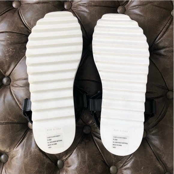 New Steven New York Womens Cady Studded Platform Sandals Black Size 9.5 straps - Picture 9 of 10